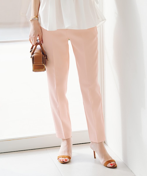 ハイウエストスリムパンツ