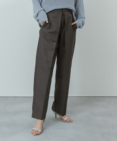 フロントタックセンタープレスパンツ