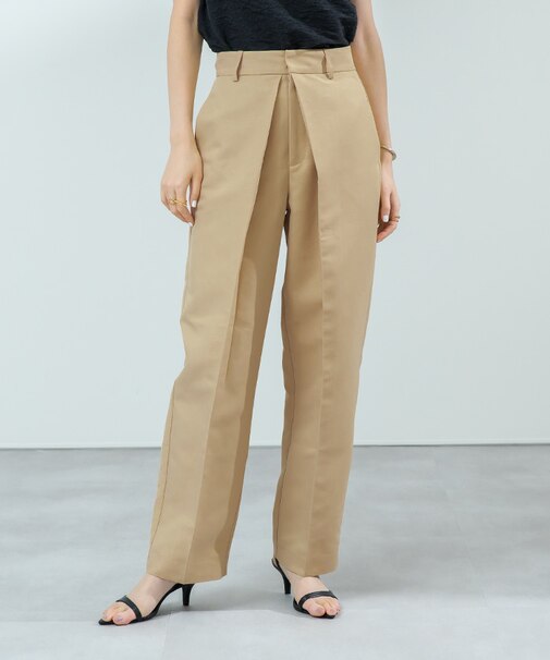 フロントタックセンタープレスパンツ