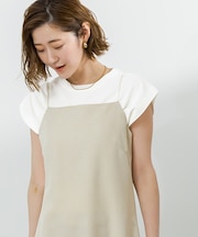 汗染み防止ワイドスリーブTシャツ