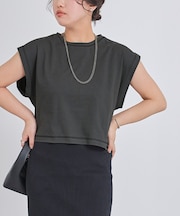 汗染み防止ワイドスリーブTシャツ