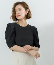 汗染み防止パフスリーブTシャツ