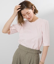 汗染み防止パフスリーブTシャツ