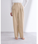 インタックセンタープレスワイドパンツ
