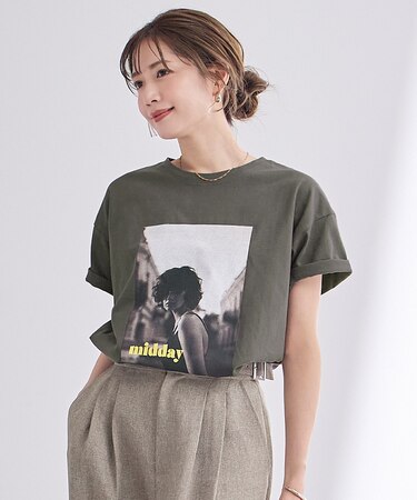 オーバーサイズフォトTシャツ｜ユアーズの通販｜&mall（アンドモール 