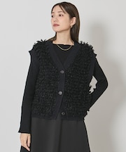 ループヤーンニットベスト