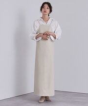 フェイクレザーサロペットワンピース