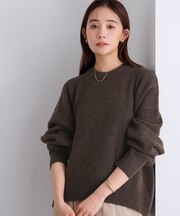ヤクライククルーネックニット