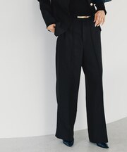 ピンタックセンタープレスワイドパンツ