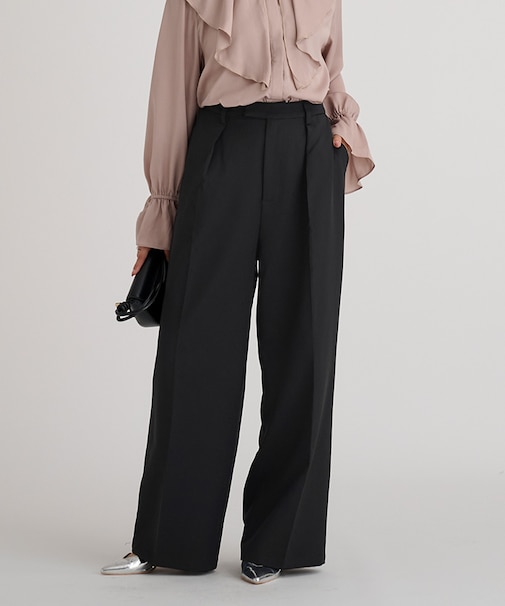 シークレットラインワイドパンツ