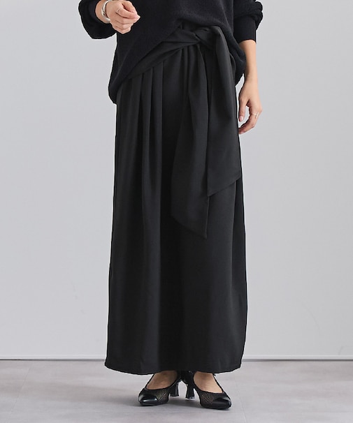 フロントクロスリボンスカート