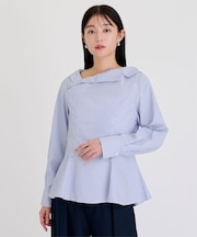 ウエストシェイプアシメブラウス