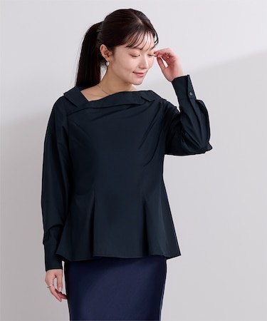 ウエストシェイプアシメブラウス