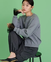 シアーフレアスリーブトップス