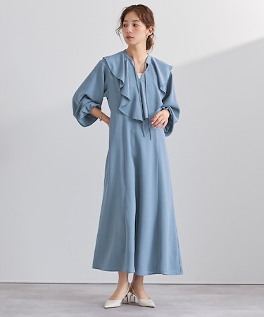 ラッフルフリルワンピース