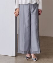 シアーワイドパンツ