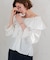 2wayフリルブラウス