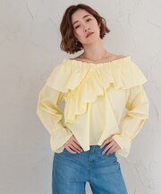 2wayフリルブラウス