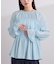 前後2wayクレープギャザーブラウス