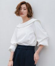 3wayワイド襟ブラウス