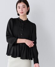ヘムデザインフレアブラウス