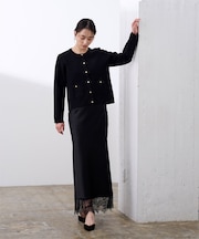 レースサテンマーメイドスカート