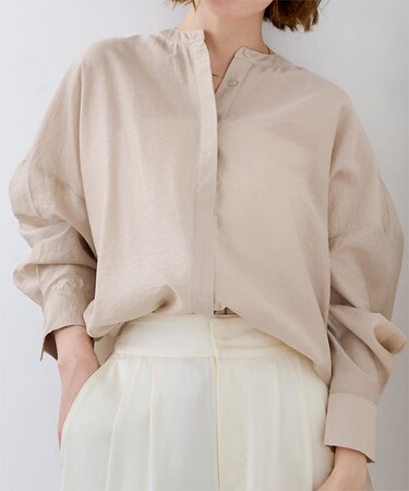 バックヨークシアーシャツ