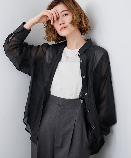 ダブルポケットシアーシャツ