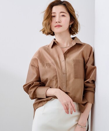 ダブルポケットシアーシャツ