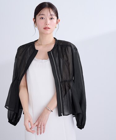 ウエストドロストシアーブルゾン