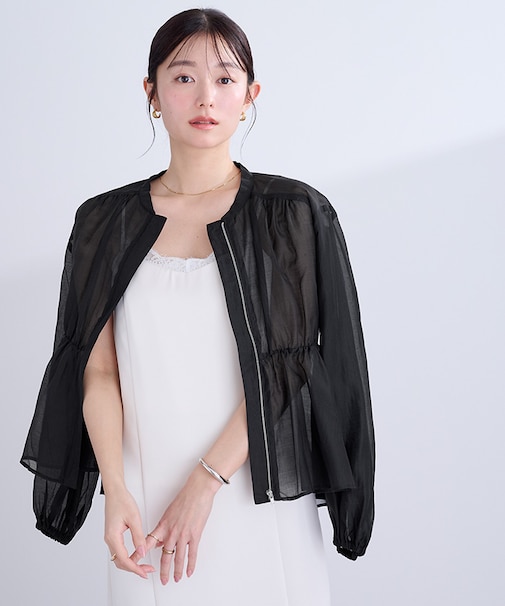 ウエストドロストシアーブルゾン