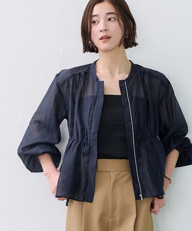 ウエストドロストシアーブルゾン