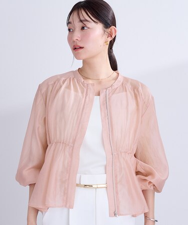 ウエストドロストシアーブルゾン