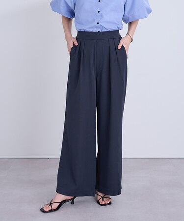 ベーシックイージーワイドパンツ