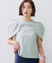 チューリップスリーブブラウス