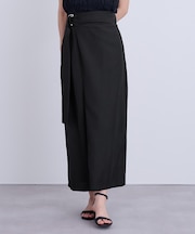 シャーベットリネンライクラップスカート