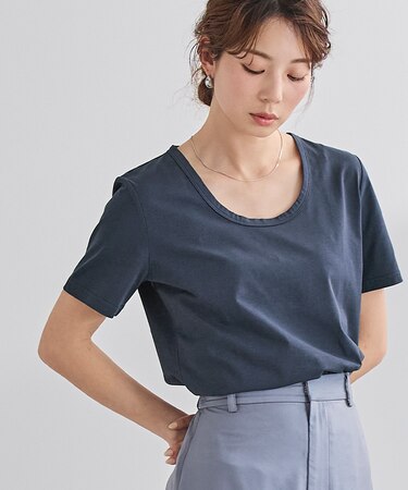 【接触冷感】エコUネックTシャツ