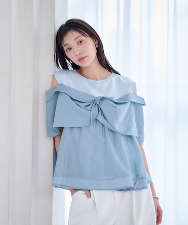 ノットデザインコンビトップス