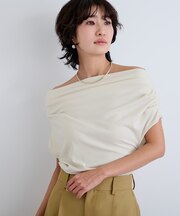 マルチウェイドレープカットソー