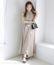 トップス×ラップスカートセットアップ