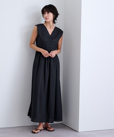 コットンマキシワンピース