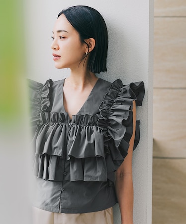 3wayフリルブラウス