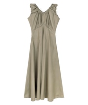 2wayネックAラインワンピース