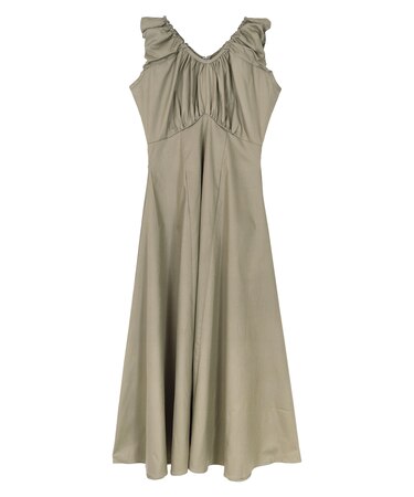 2wayネックAラインワンピース