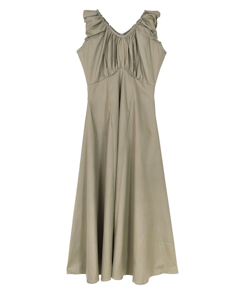 2wayネックAラインワンピース