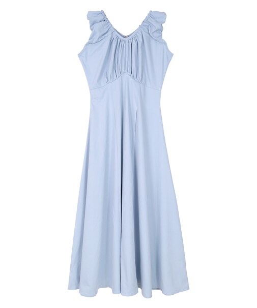 2wayネックAラインワンピース