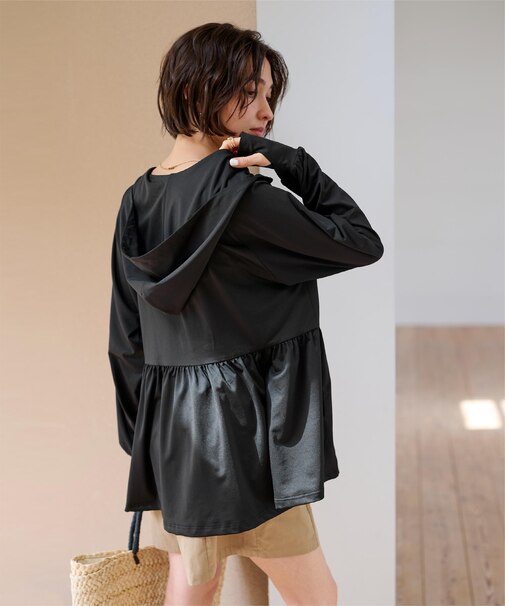 UVケアフード付ラッシュガード