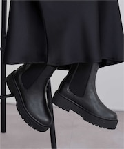 ラグソールサイドゴアブーツ