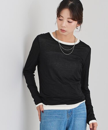 レイヤードトップスセット2