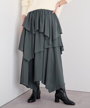 イレヘムティアードフレアスカート